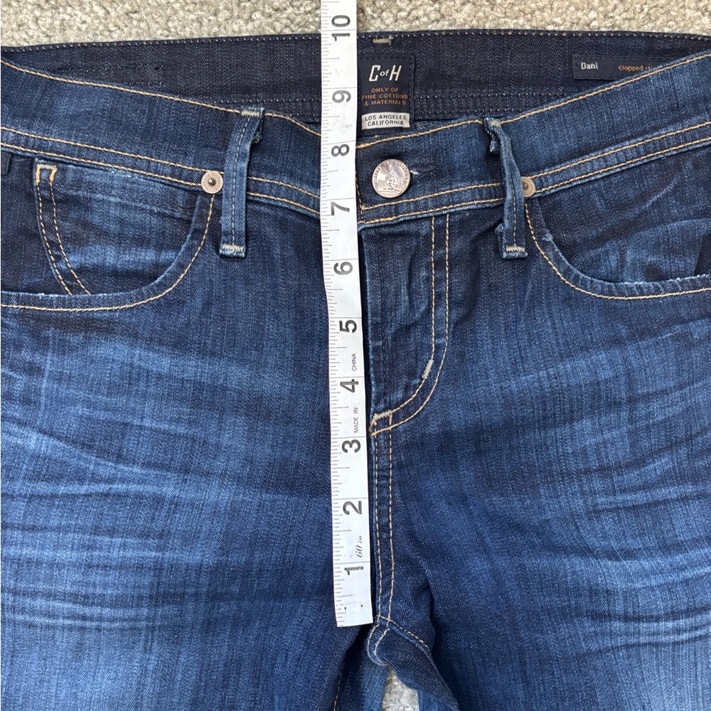 Citizens of Humanity Dani Straight Leg Jeans Women’s Size 24 Dark Wash Mid Rise - Picture 15 of 16